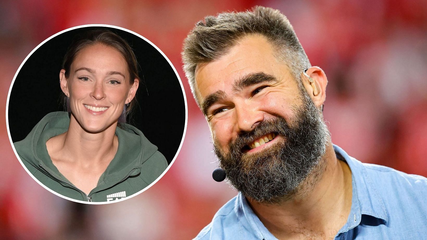 Jason Kelce&rsquo;s wife Kylie is still upset at Eagles legend for losing Super Bowl ring (Image Source: Getty)