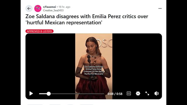 Why were Mexicans offended by ‘Emilia Pérez?’ Zoe Saldaña issues ...