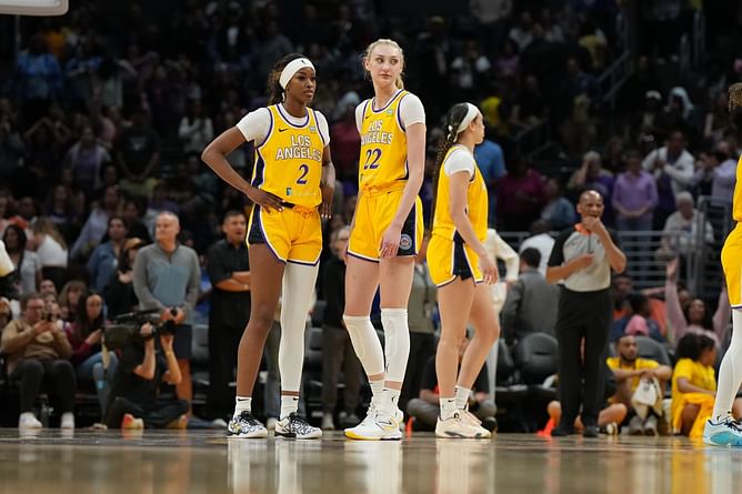 "Cameron Brink tryna post up the local mailman"- WNBA fans abuzz as LA Sparks hold tryouts for male practice players