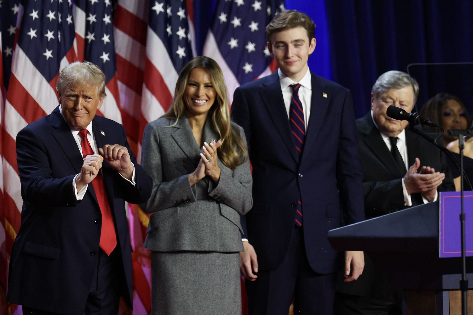 Republican Presidential Nominee Donald Trump Holds Election Night Event In West Palm Beach - Source: Getty