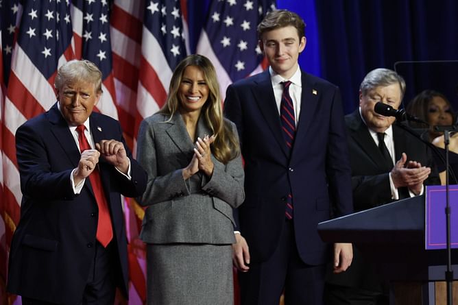 Where does Barron Trump go to college? President Trump says his son has an "unbelievable aptitude in technology"
