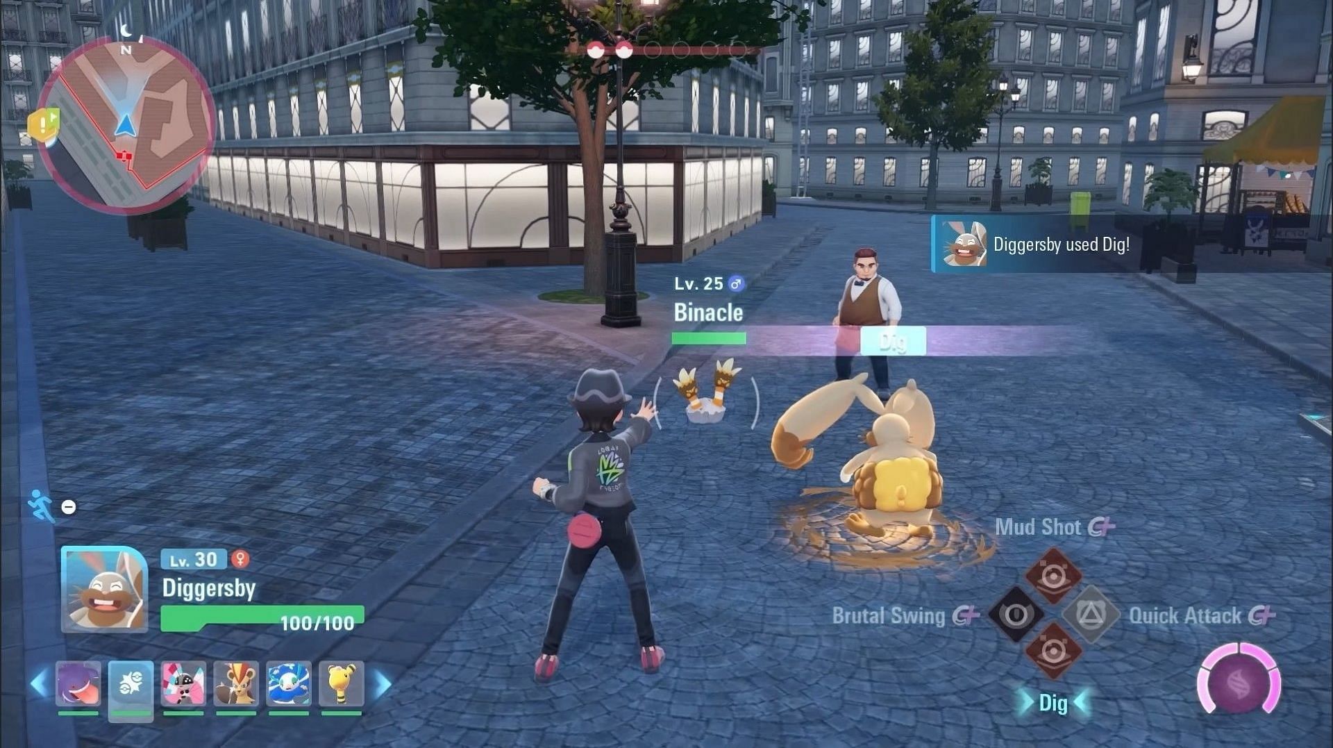Diggersby appears to have a fully charged Mega evolution meter (Image via The Pokemon Company)