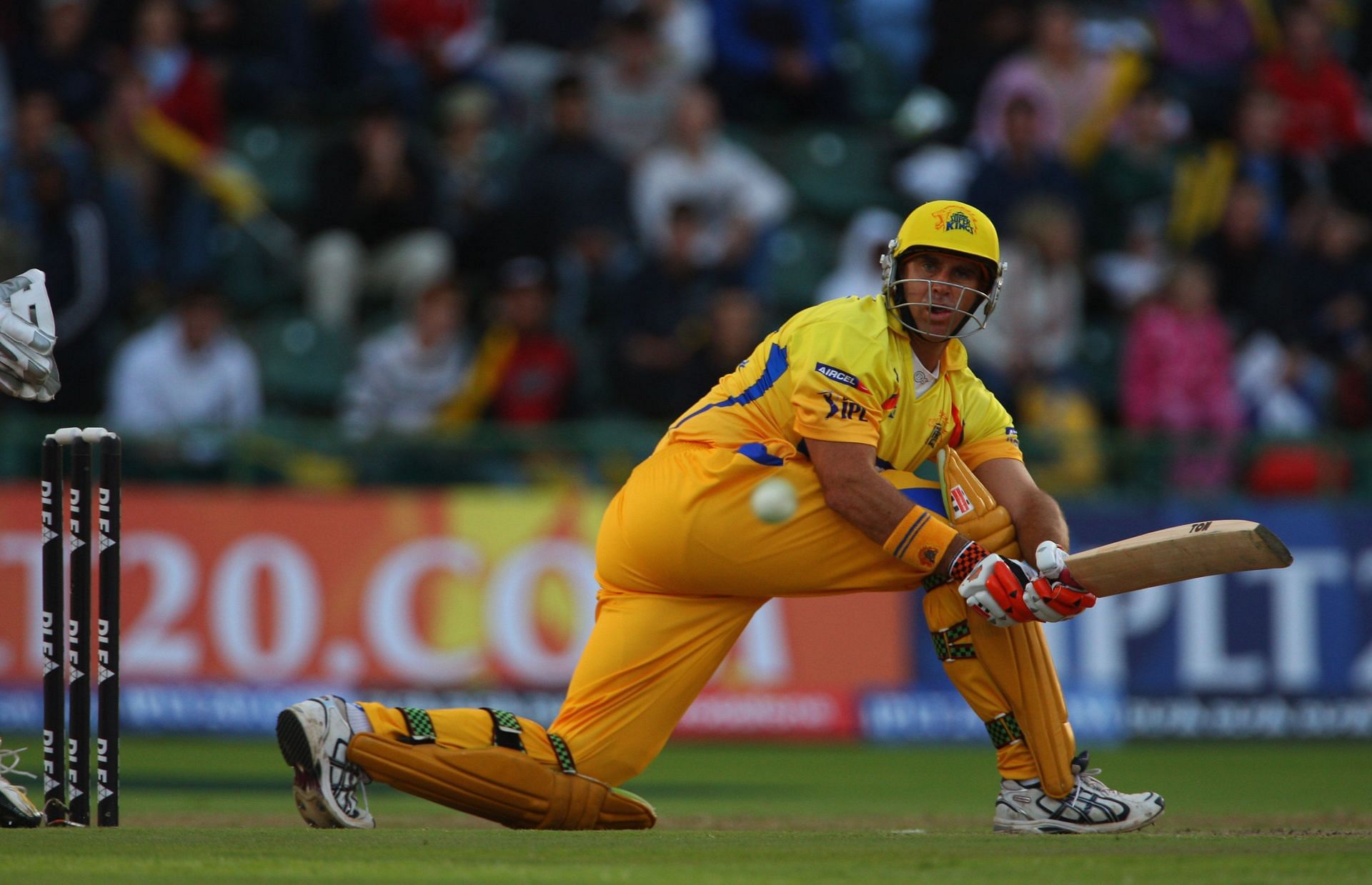 Matthew Hayden was the Player of the Match in the very first MI-CSK encounter. [Source: Getty]