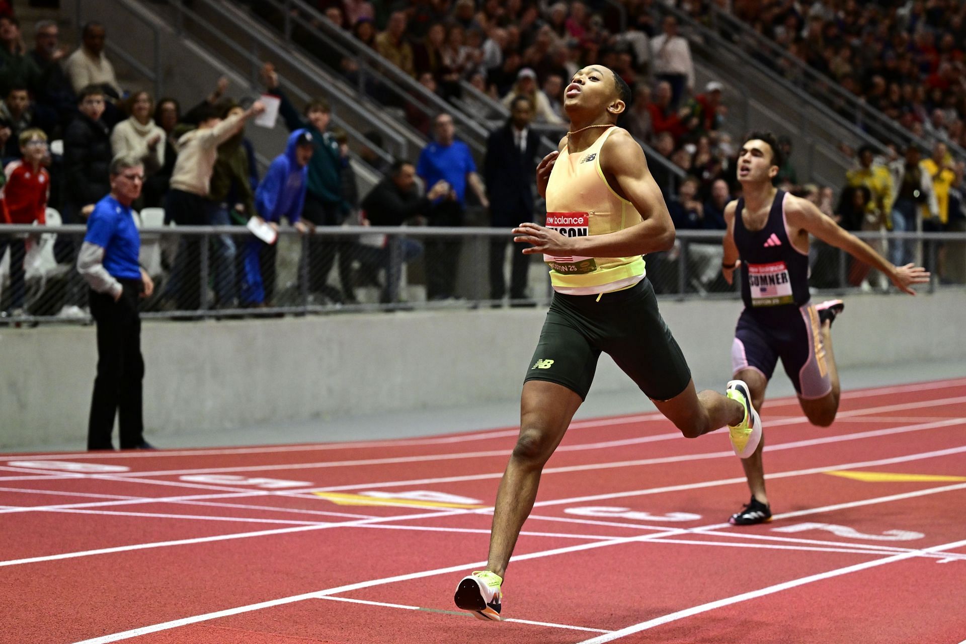 Quincy Wilson at the New Balance Indoor Grand Prix - Source: Getty