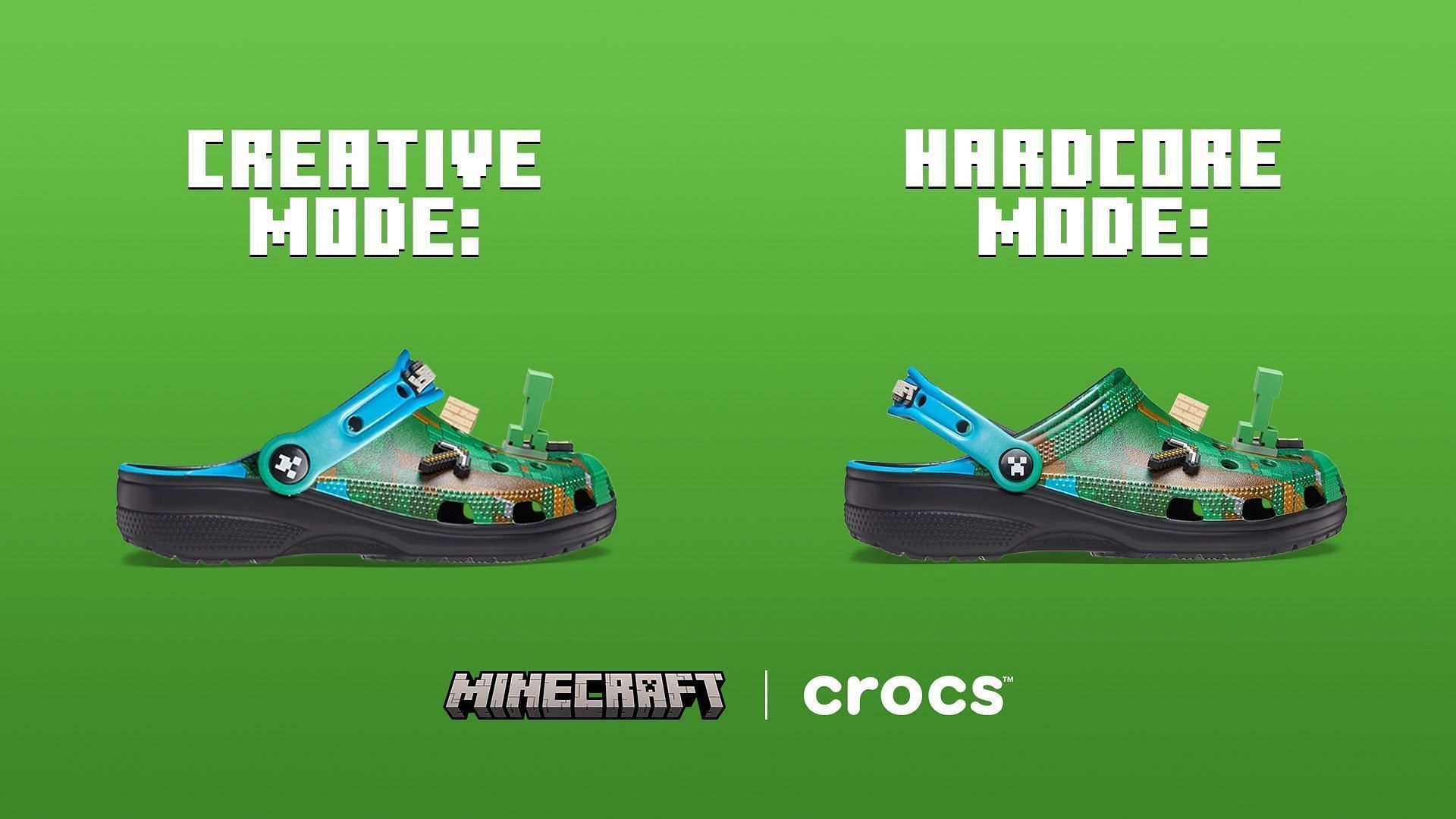 Minecraft x Crocs collab