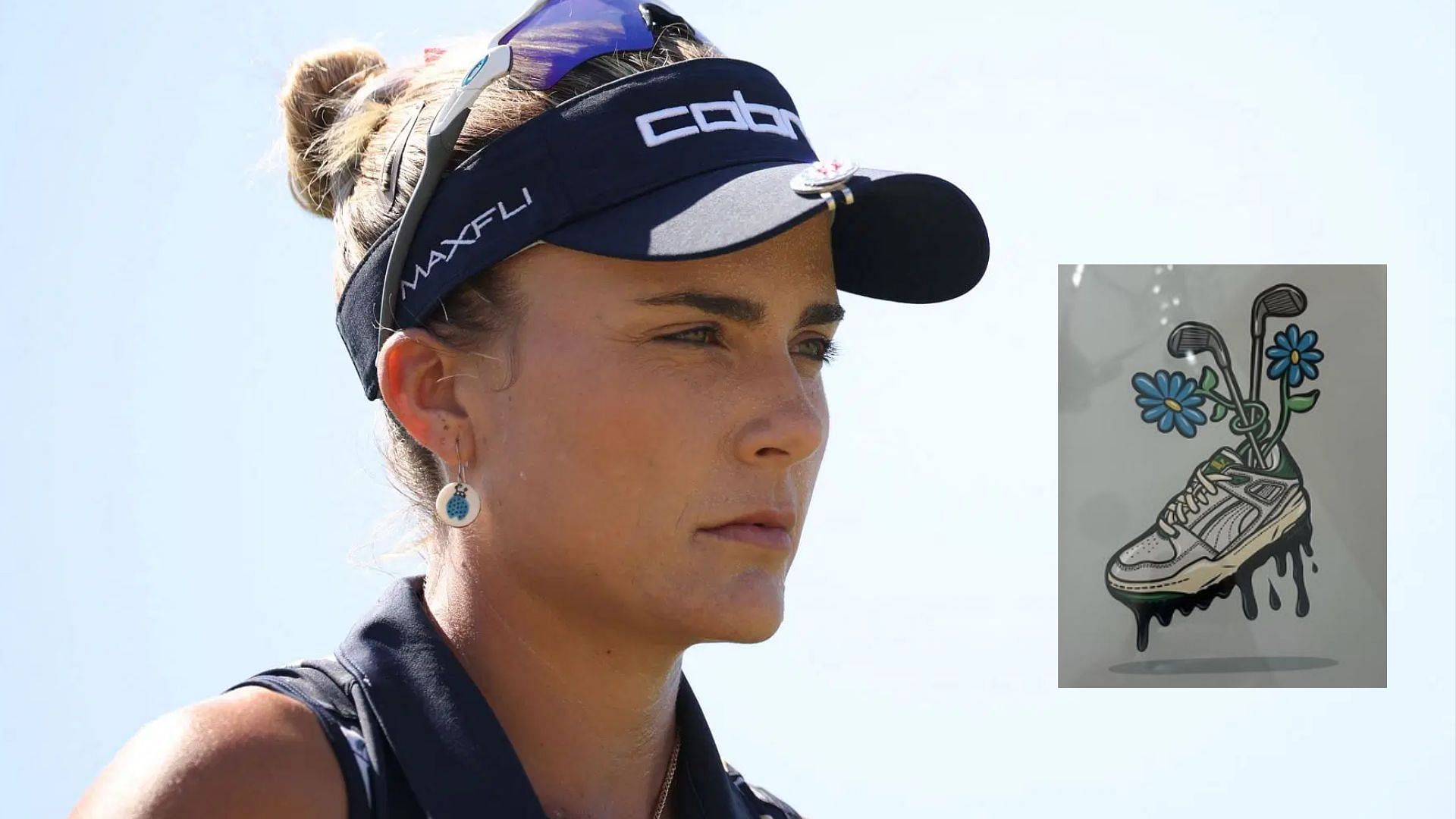 Lexi Thompson receives special &lsquo;piece of art&rsquo; from Puma (Images via Getty and @lexi/Instagram)