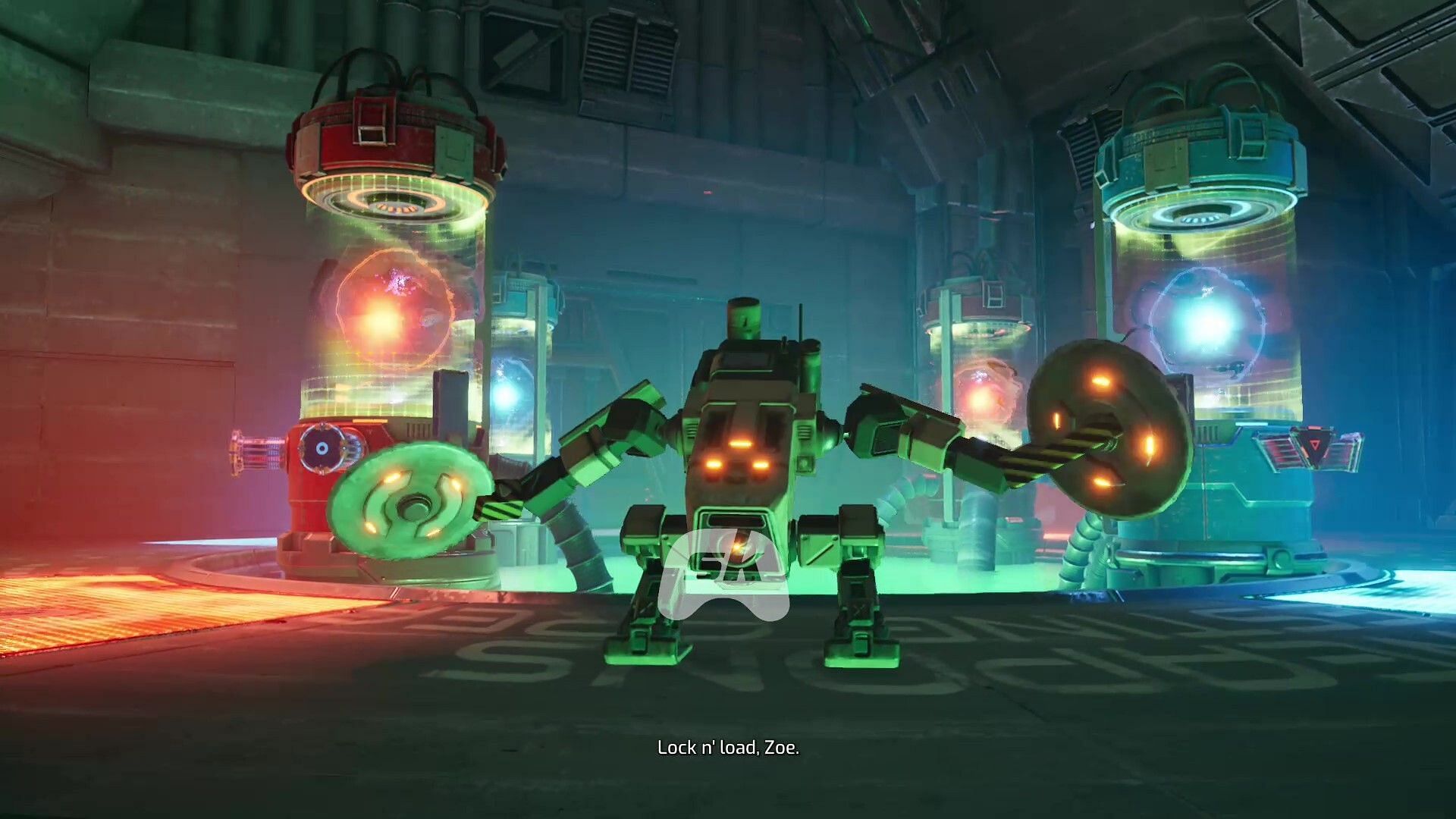 The circular saw robot in the game (Image via Sportskeeda Gaming || Electronic Arts)