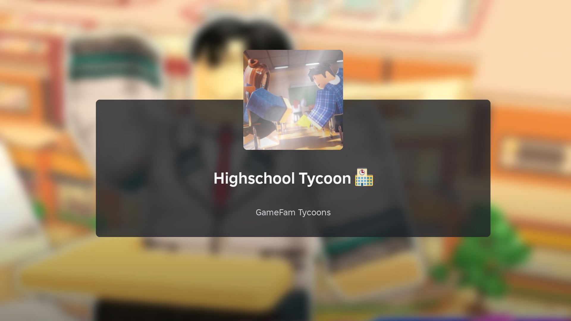 Highschool Tycoon loading screen