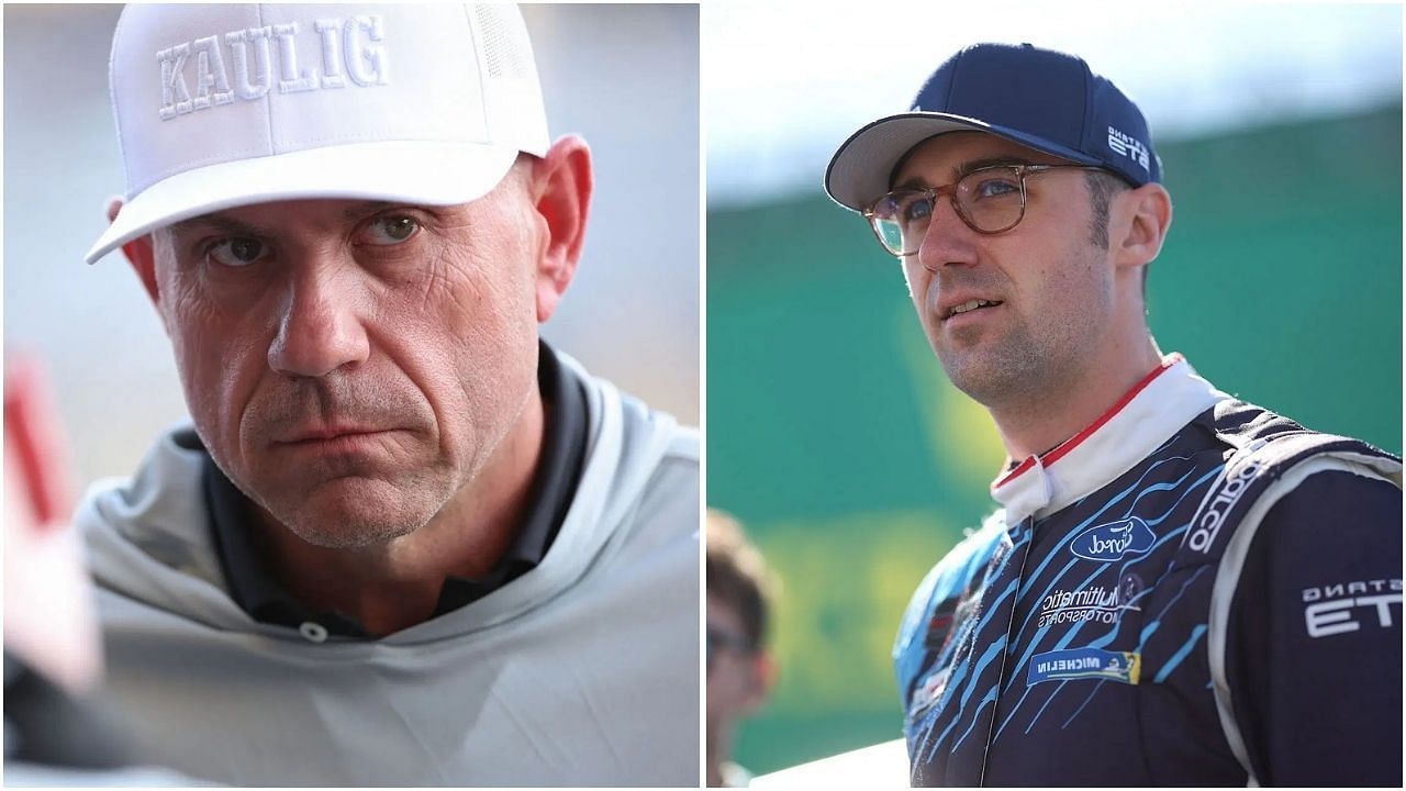 Kaulig Racing president Chris Rice (L) and Austin Cindric (R) (Source: Getty Images)