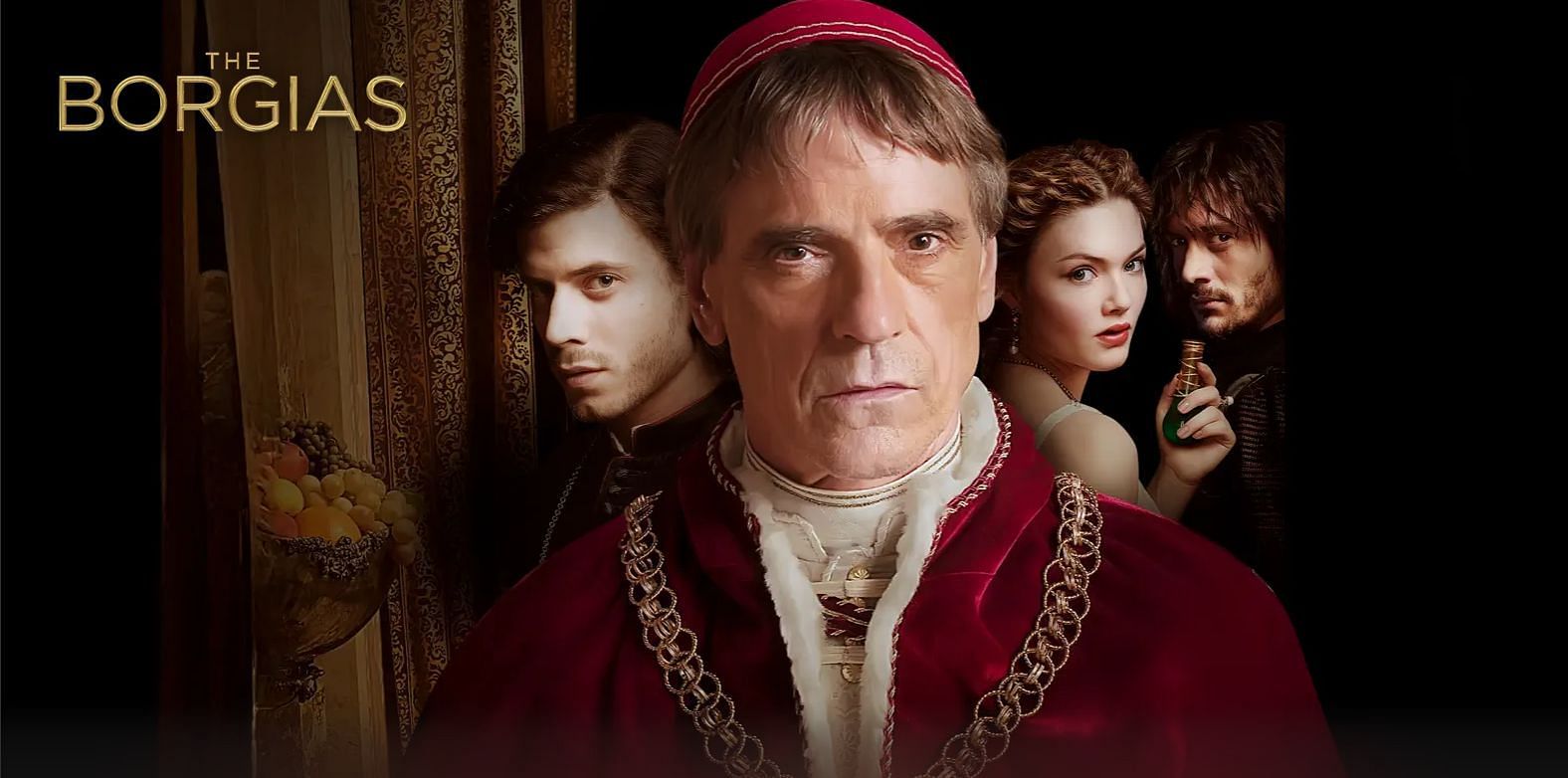 Jeremy Irons in The Borgias. ( Image via Apple TV)