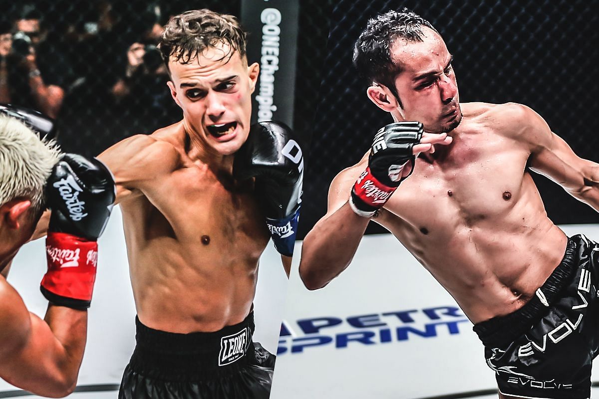 Jonathan Di Bella (left), Sam-A (right) [Photo via ONE Championship]