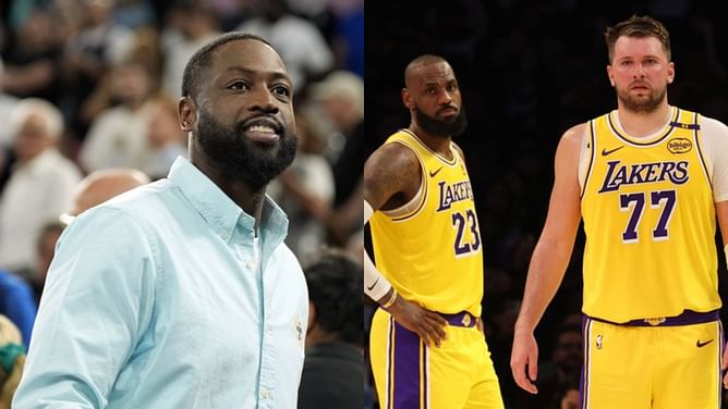 "Easy to playmake when the paint open" - Dwyane Wade pushes back on Luka Doncic being LeBron James' best teammate highlighting difference in eras