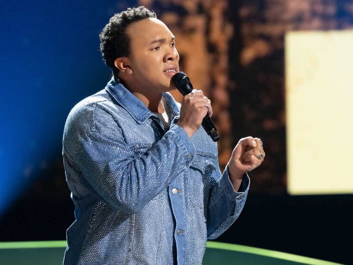 Bryson Battle of The Voice season 27 (Image via NBC)