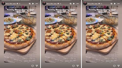 A screenshot of Alexa Bliss' story. (Image credits: Instagram)