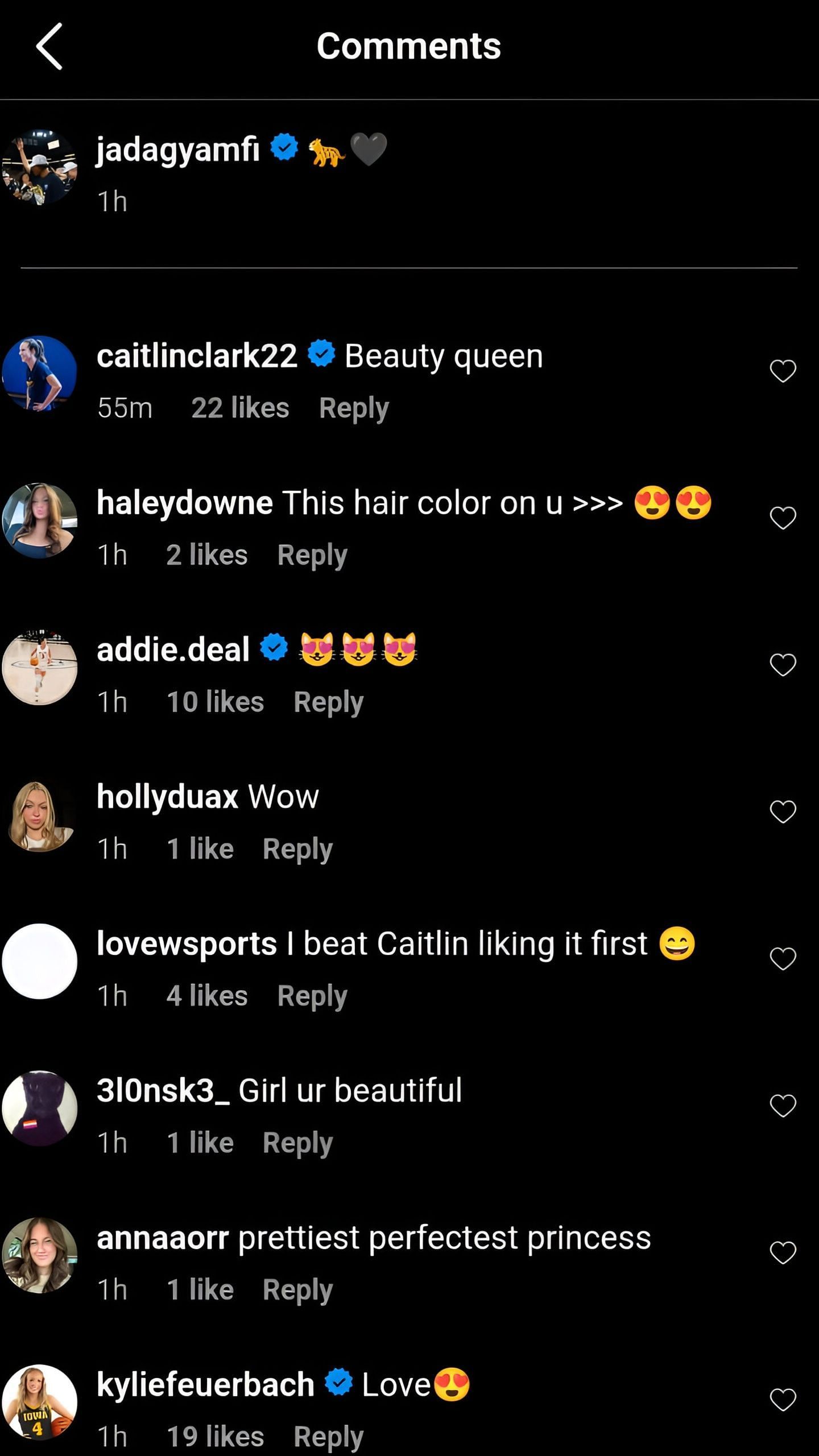 Caitlin Clark&#039;s comment