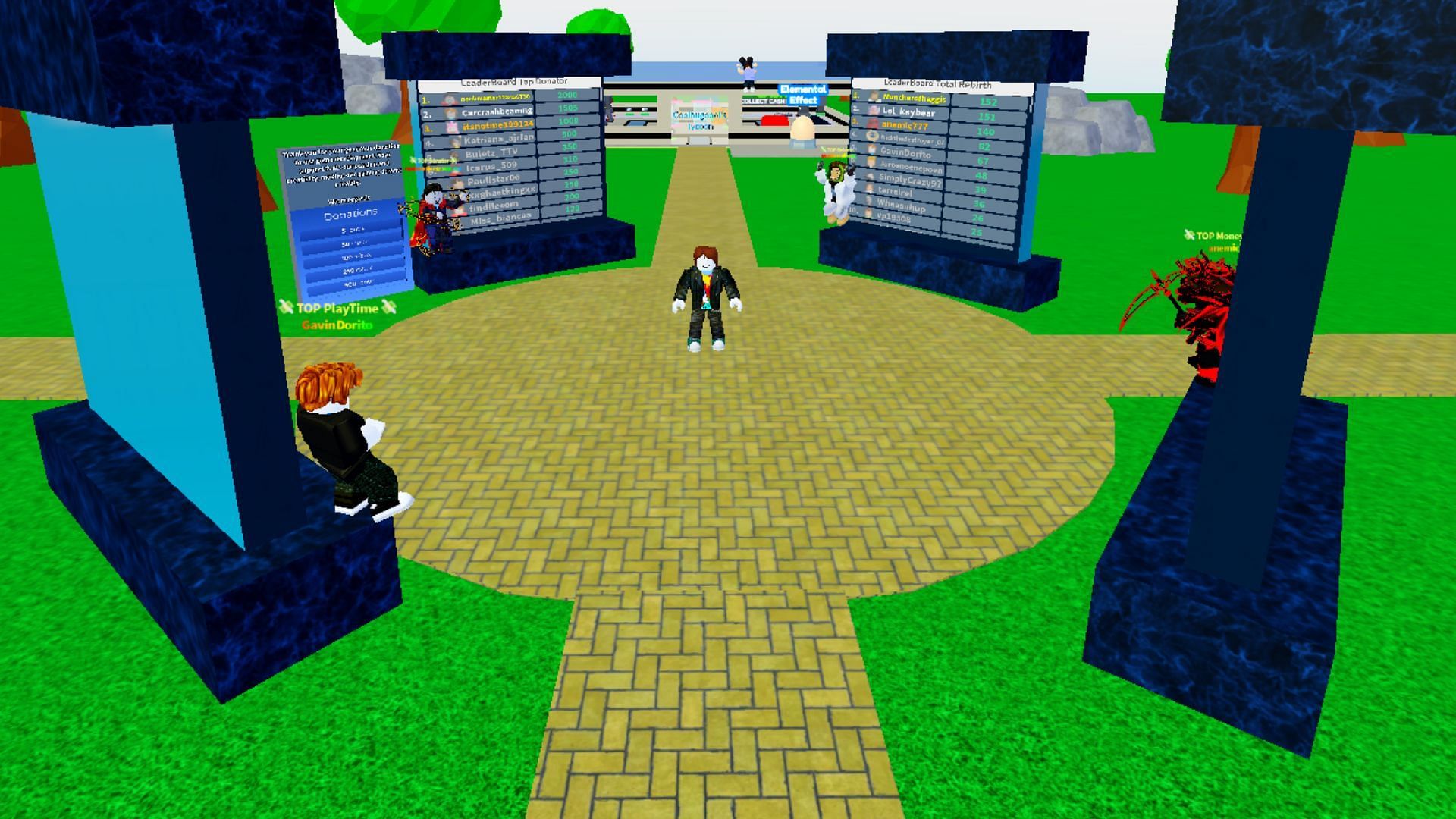 Expand your business empire to get featured on the leaderboard (Image via Roblox)