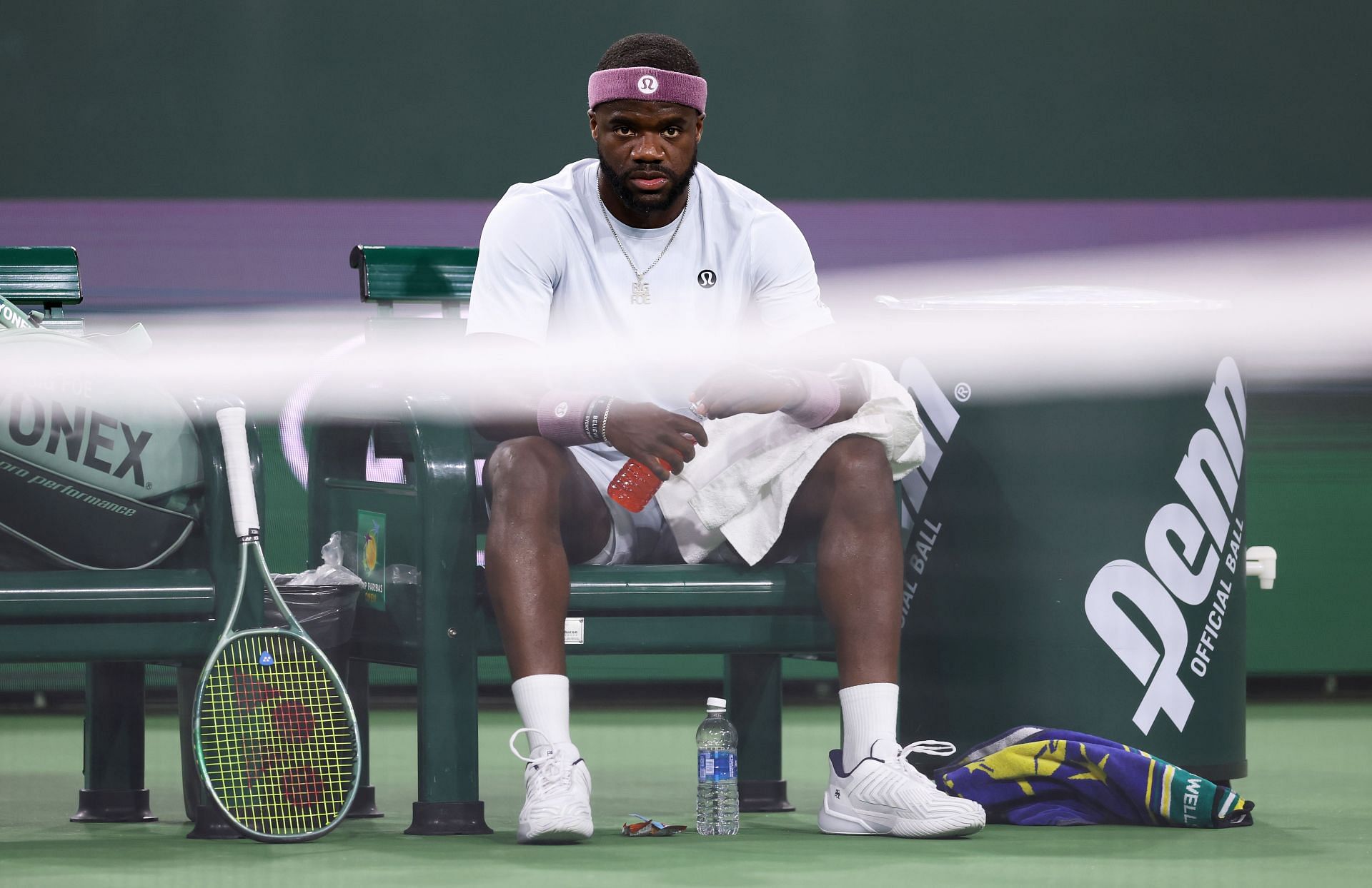 Frances Tiafoe at the BNP Paribas Open- Source: Getty