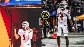 “Don’t talk about high school”: NFL draft prospect Cam Ward sizes up Miami QB commit Dereon Coleman as they train together