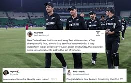 "Congratulations New Zealand for winning their 2nd CT" - Fans hail Kiwis for 2025 Champions Trophy final qualification with win over South Africa