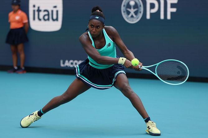 Gabby Thomas gets Coco Gauff's 2-word excited reaction after flaunting engagement ring