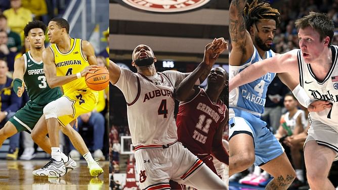 Top 7 men's college basketball games to look forward to this week feat. Duke vs UNC, Alabama vs Auburn and more