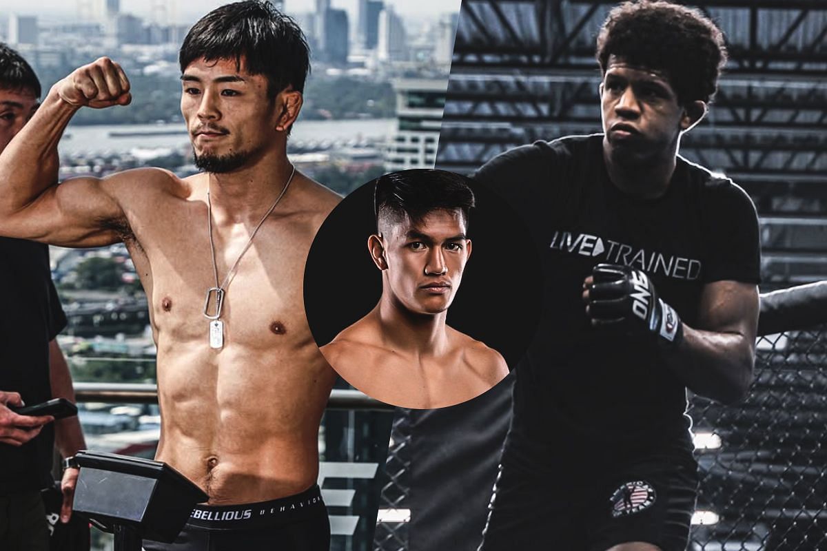 Yuya Wakamatsu, Danny Kingad, Adriano Moraes - Photo by ONE Championship