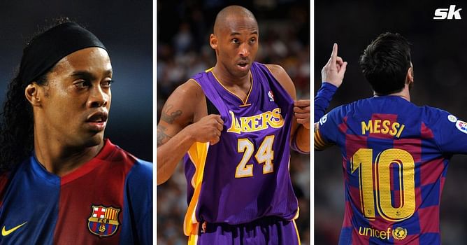 "Going to be the greatest player who ever lived" - When Ronaldinho introduced young Lionel Messi to late NBA legend Kobe Bryant