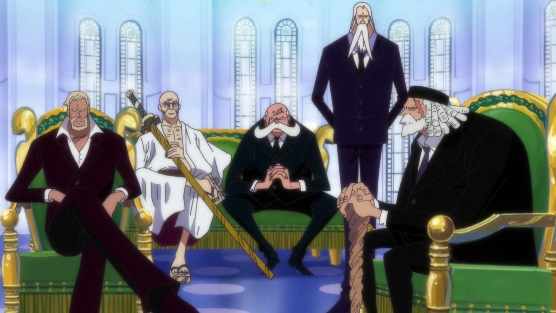 The Five Elders (Image via Toei Animation)