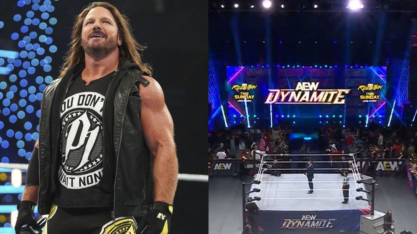 AJ Styles is a former WWE Champion [image source: WWE.com, AEW YouTube]