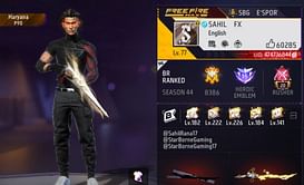 StarBorne Gaming की Free Fire MAX ID, स्टैट्स और अन्य जानकारी