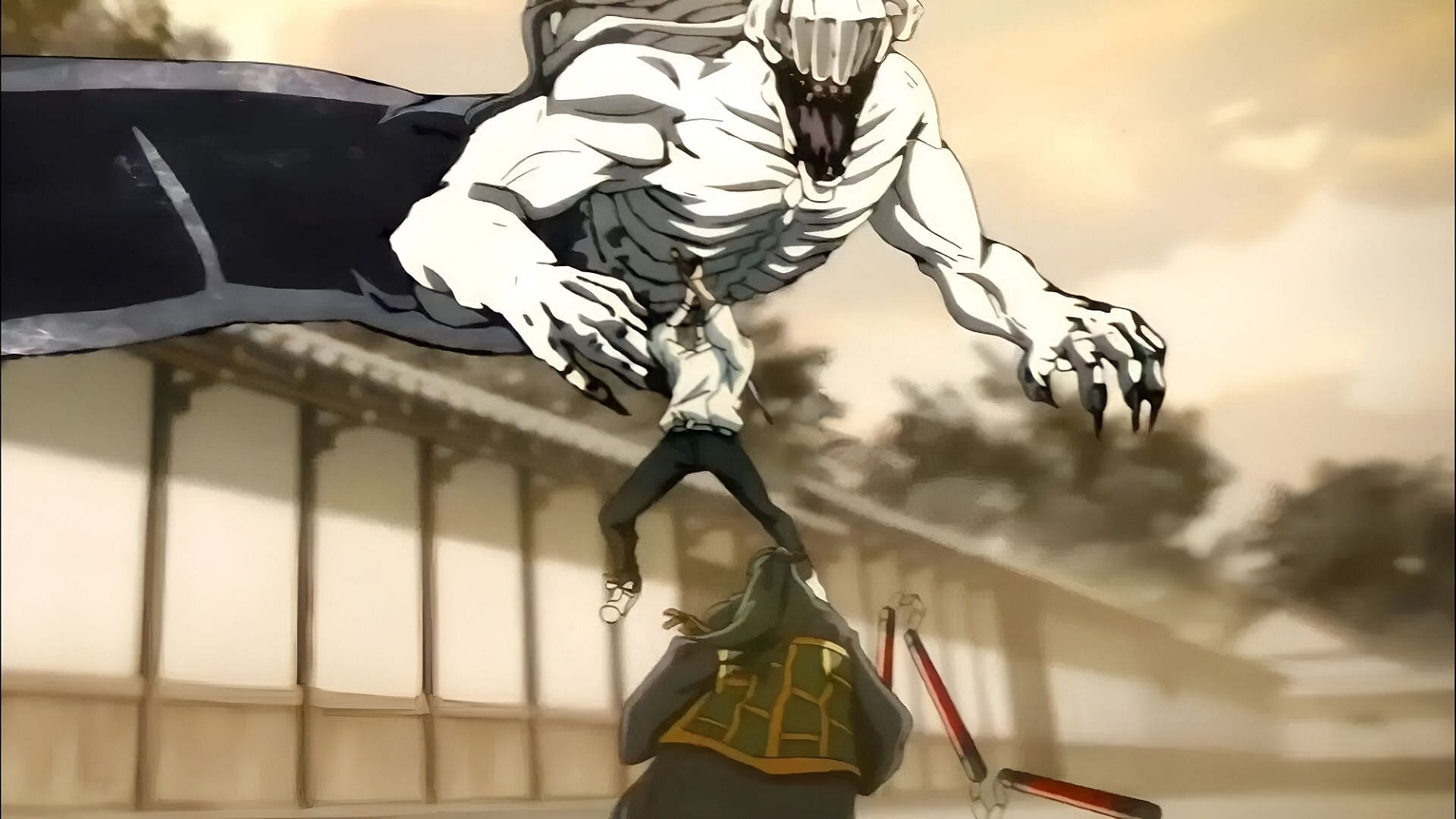 Yuta vs Geto as seen in the anime (Image via MAPPA)