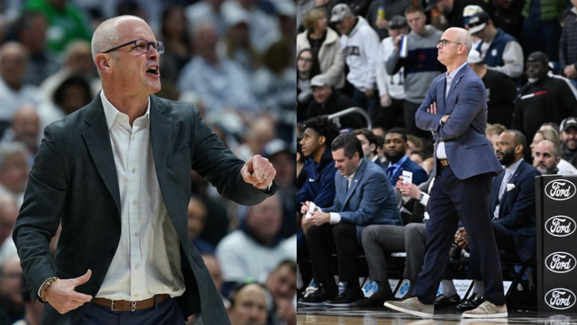 UConn Huskies coach Dan Hurley 