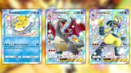Shiny Rares cards in the game (Image via The Pokemon Company)