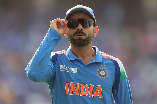 Virat Kohli plays child-like catching with umpire during IND vs AUS 2025 Champions Trophy semifinal [Watch]