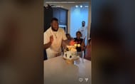 Vladimir Guerrero Jr.'s wife Nathalie gives a sneak peek of the Blue Jays star's intimate birthday celebration in Florida - Source: IG