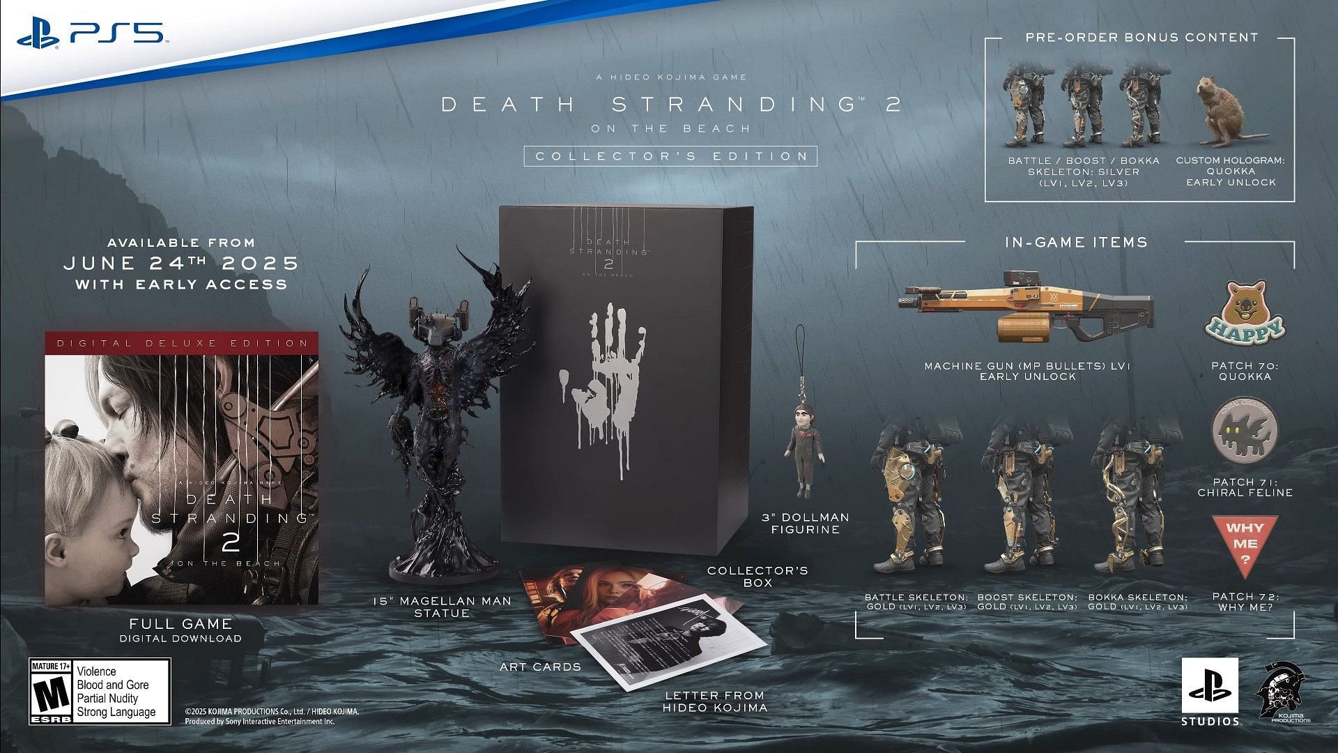 Death Stranding 2 Collector&#039;s Edition (Image via Kojima Productions)