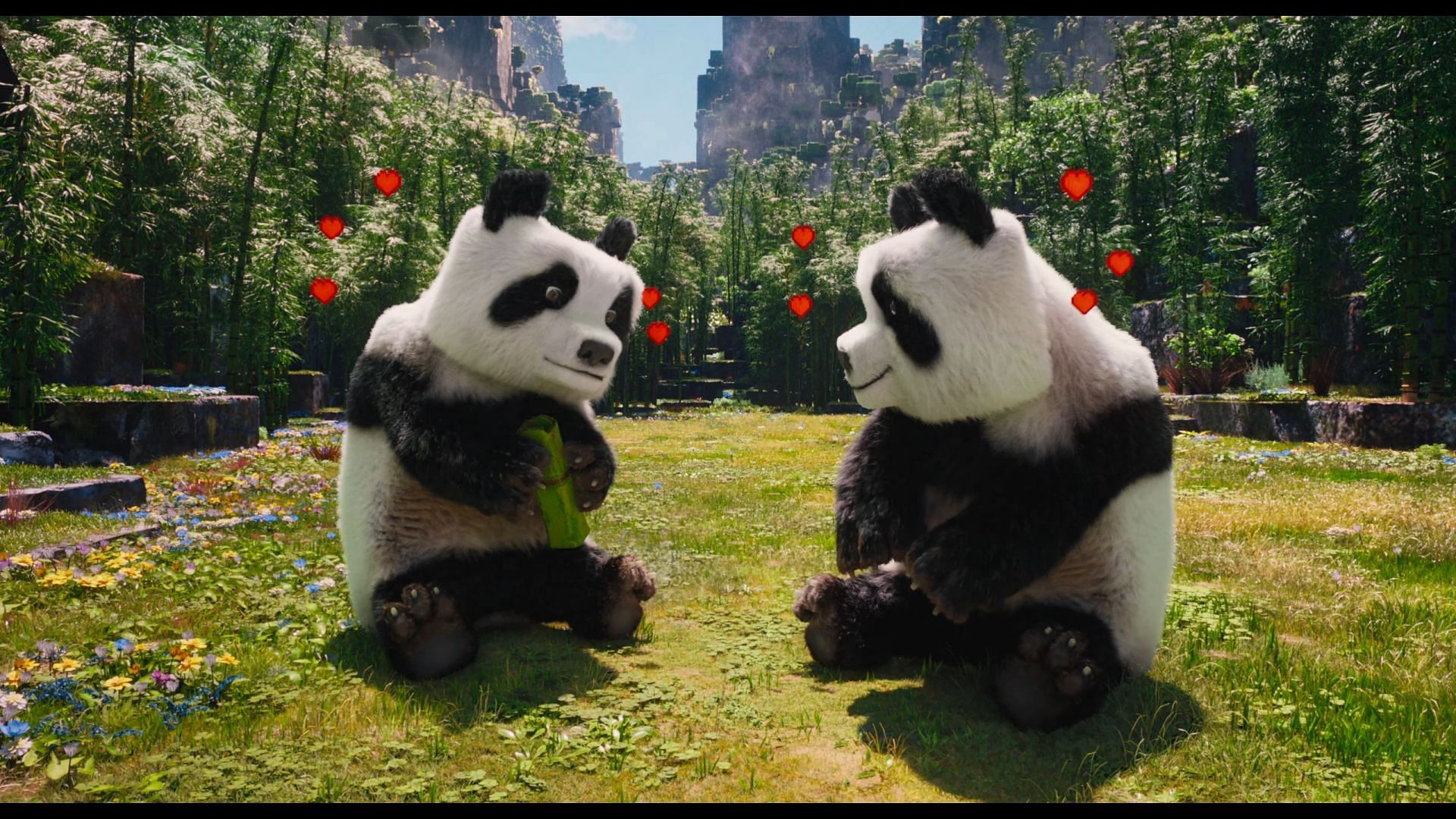 Pandas will look adorable in the film (Image via Warner Bros.)