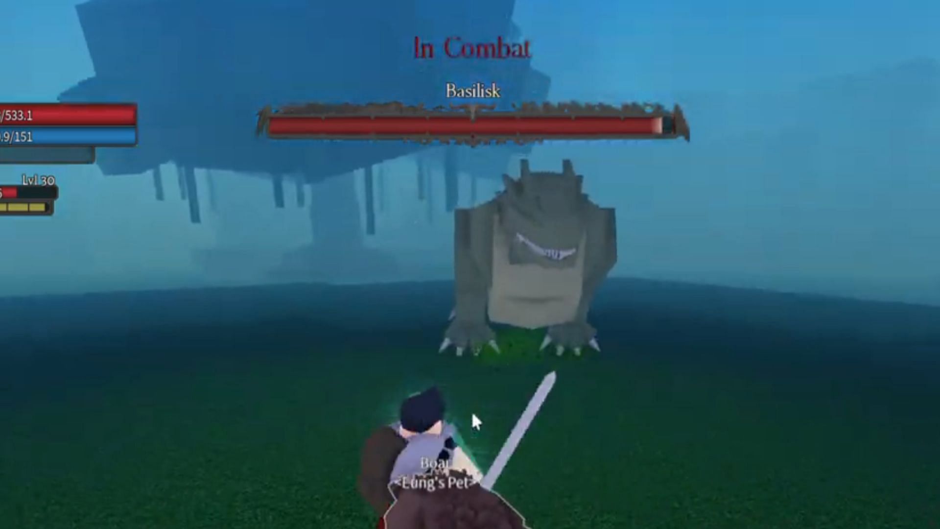 Basilisk has a chance of dropping the weapon upon defeat (Image via YouTube/StarLetPlay)