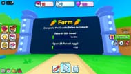 Unlock requirements for the Farm (Image via Roblox)