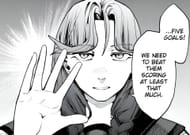 Shizuki Yukizuki as seen in Embers manga (Image via Shueisha)