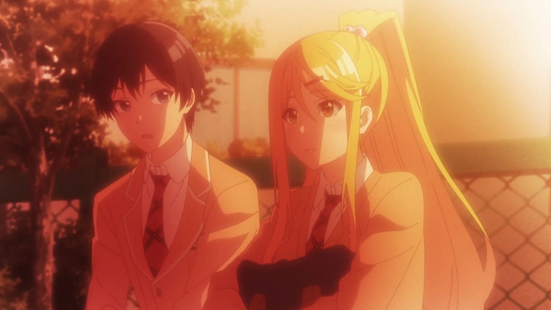 Saito and Himari in the opening scene (Image via Studio Gokumi and AXsiZ)