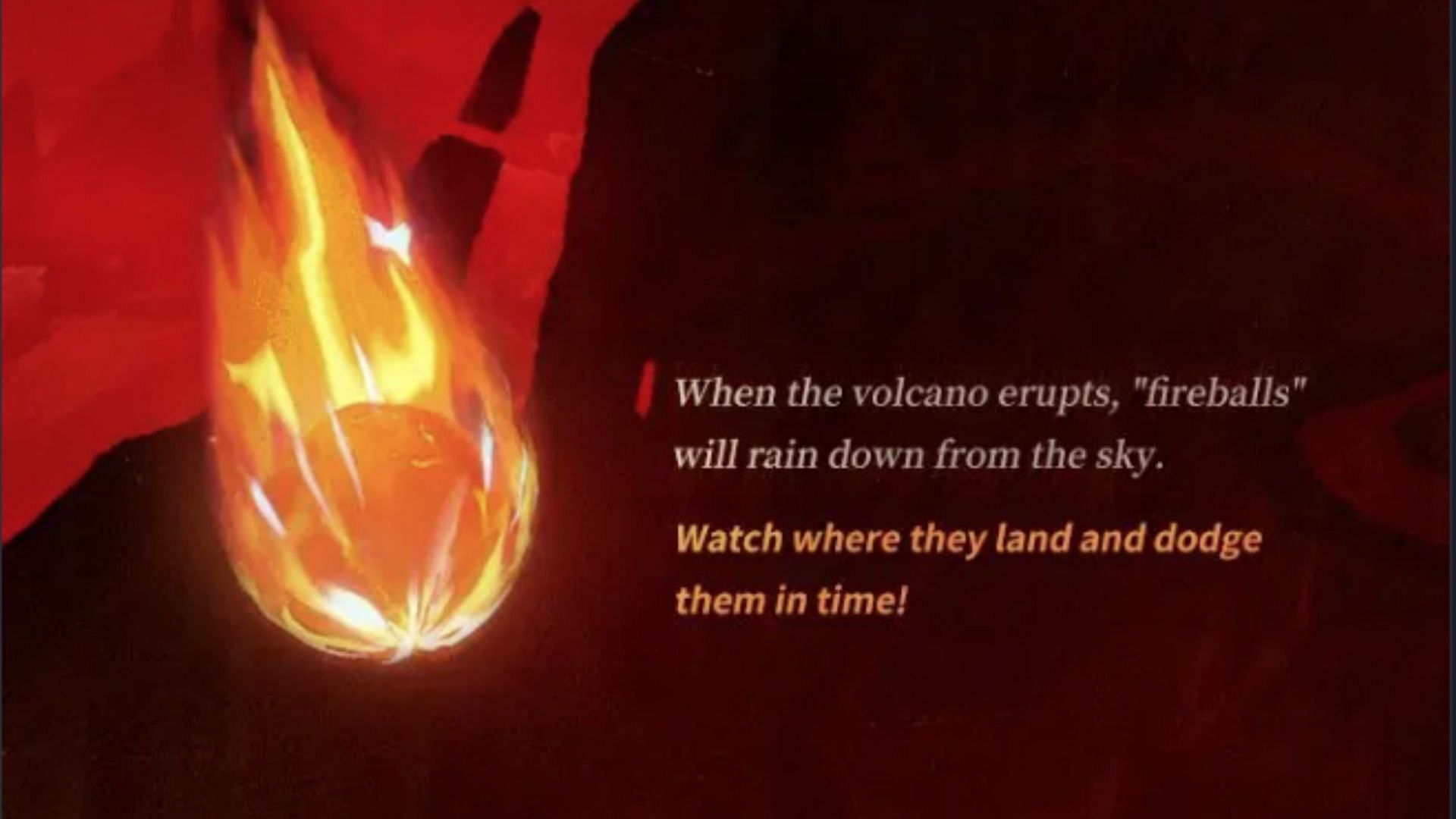 Eruptions from the Great Volcano (Image via HoYoverse)