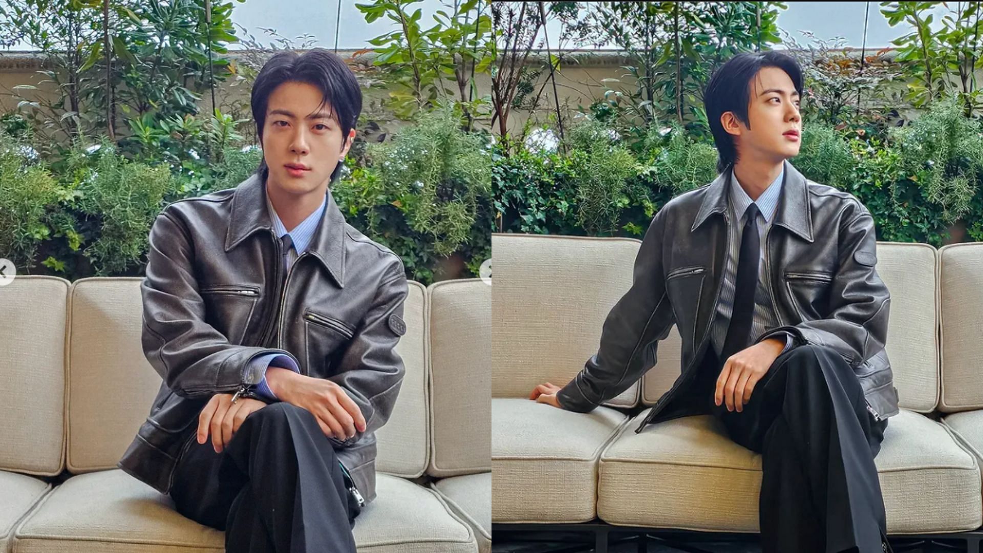 Jin becomes one of the most stylish celebrities of Milan Fashion Week (Images via Instagram/jin)