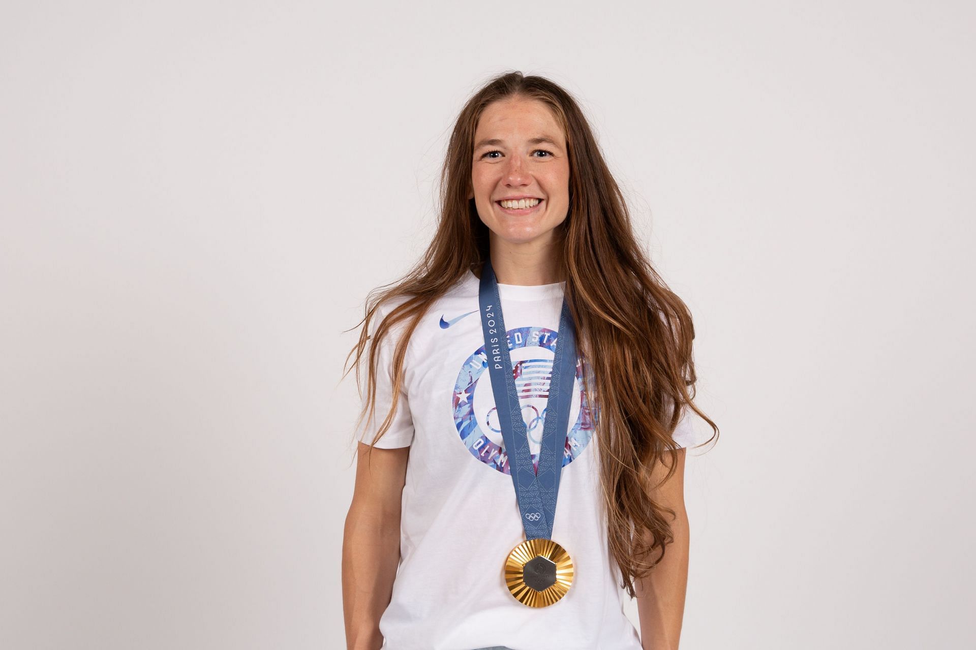 Sarah Hildebrandt with her medal at Olympic Games Paris 2024: Day 13 - (Source: Getty)