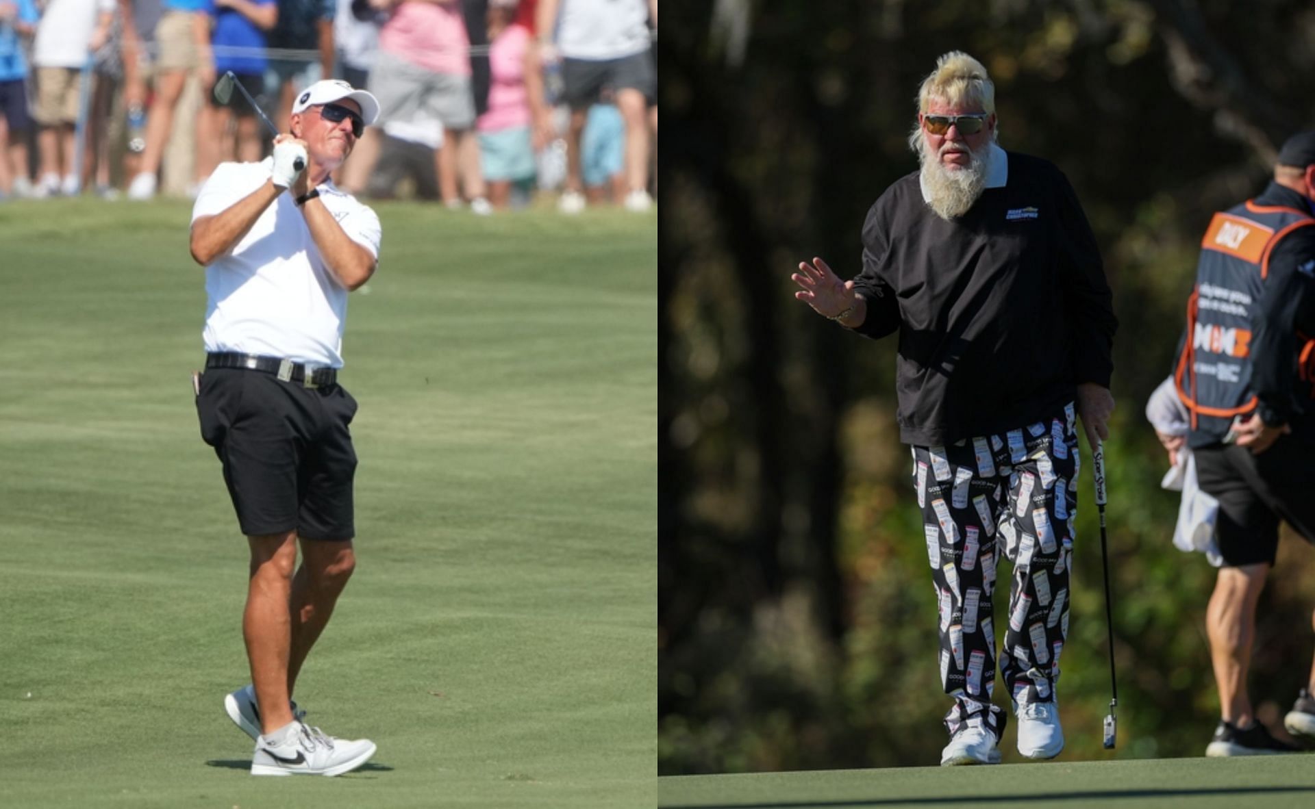 Phil Mickelson and John Daly (Image via Imagn)