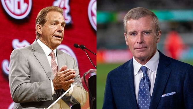 College GameDay host Tom Rinaldi reveals Nick Saban’s story about how he was addressed in his “one-stop town”