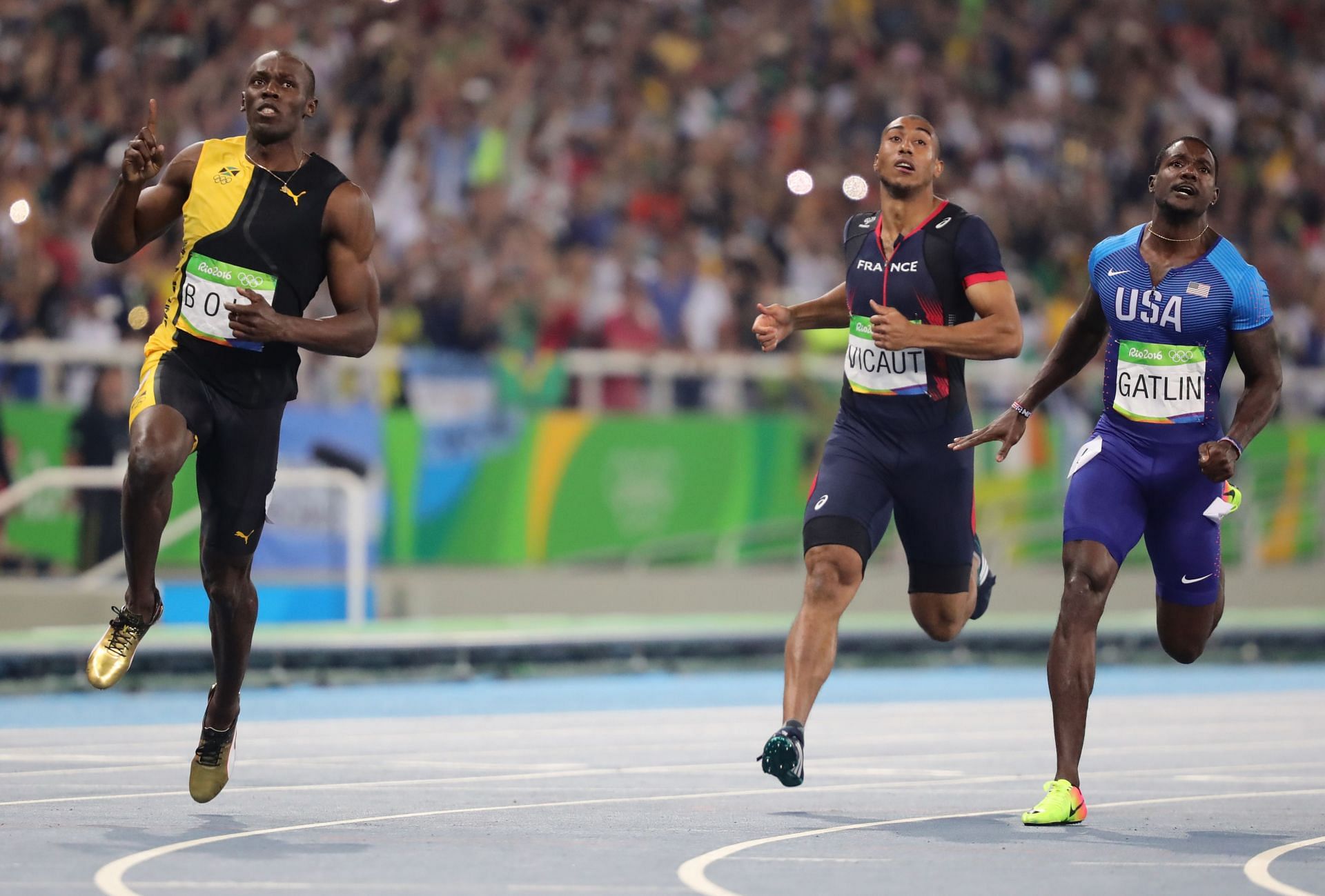 Usain Bolt reveals the &#039;possibility&#039; of Noah Lyles and Co. defeating him and Justin Gatlin for a medal [Image Source : Getty]