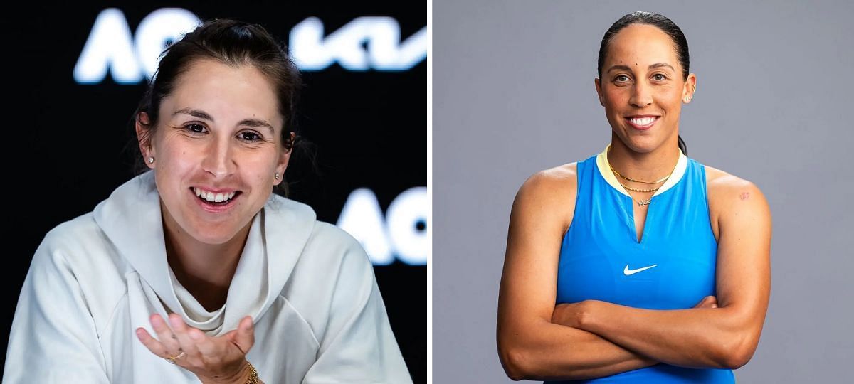 Belinda Bencic (L) and Madison Keys (R) [Image source: Getty]