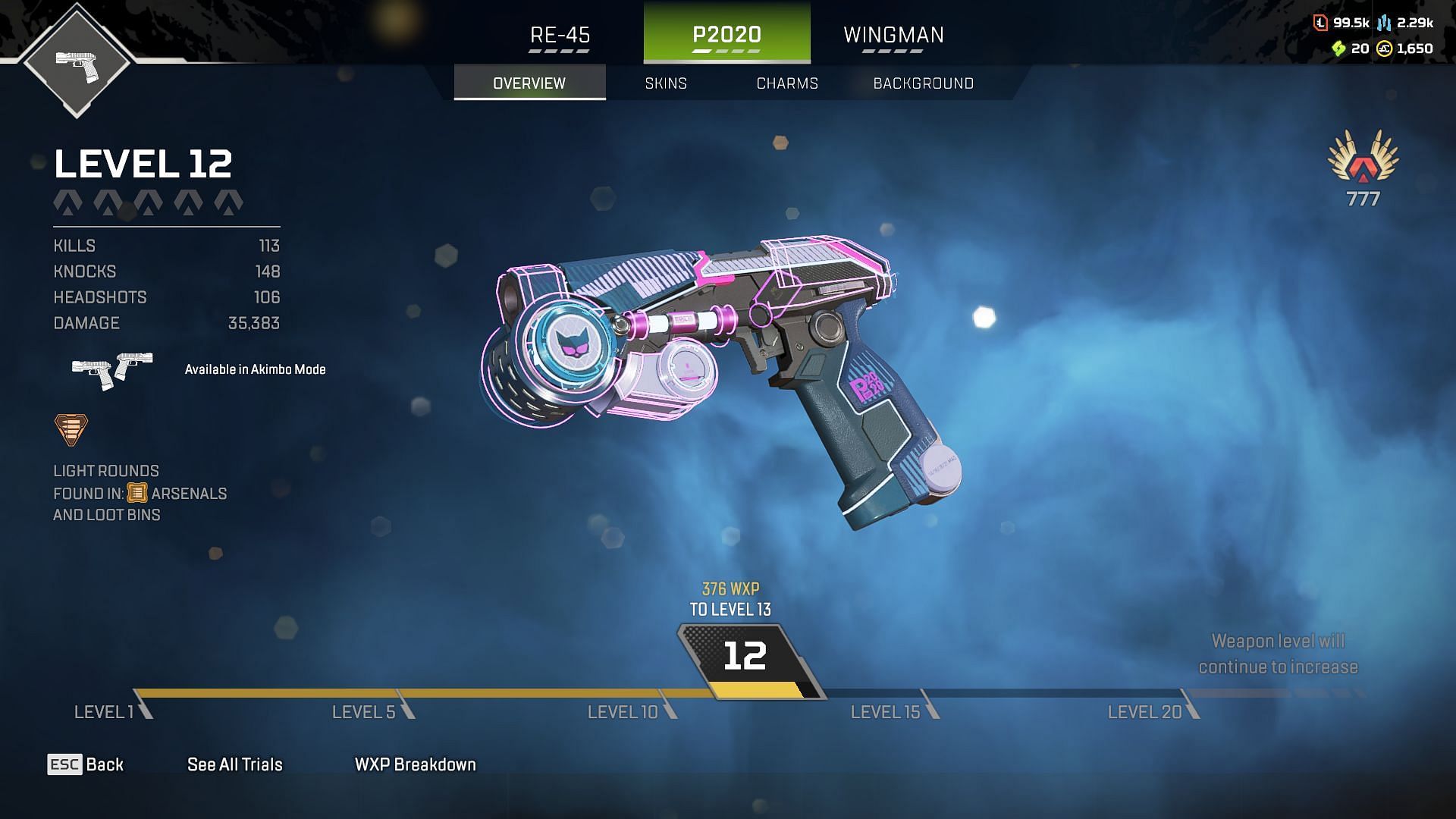 P2020 in Apex Legends (Image via Sportskeeda Gaming || EA)