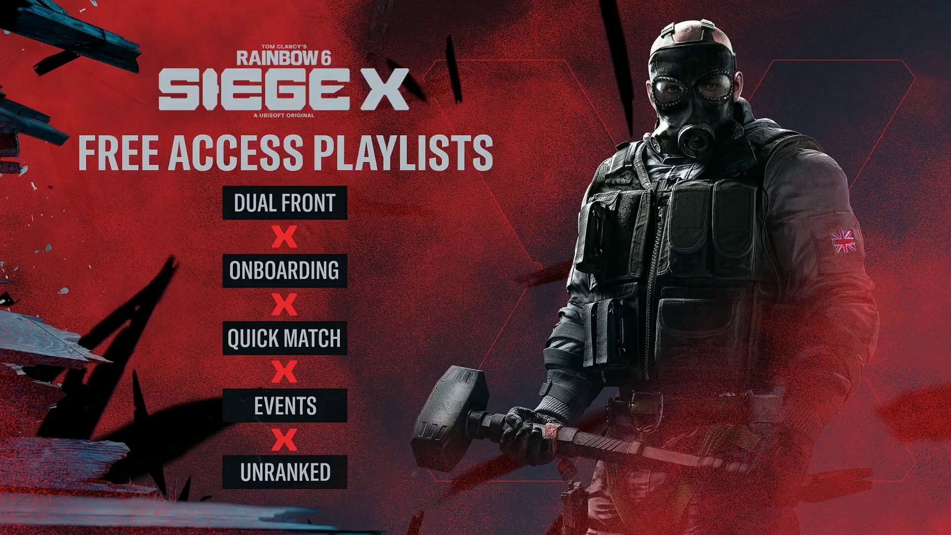 F2P players will access the following playlists (Image via Ubisoft)